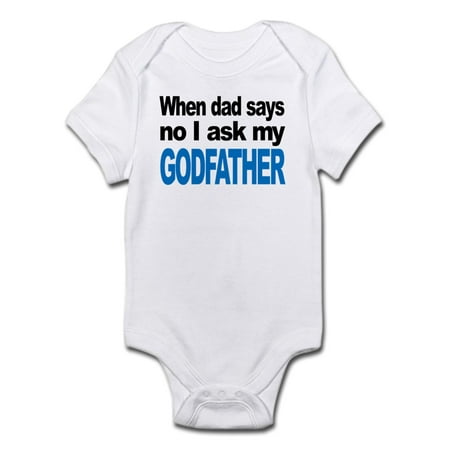 

CafePress - I Ask My Godfather Body Suit - Baby Light Bodysuit
