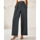 thumbnail image 4 of Pantalones de vestir de pierna ancha BTFBM 2025 de cintura alta para mujer, 4 of 7