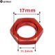 thumbnail image 4 of Tuercas de cubo hexagonales de rueda Chanmoo de 17 mm para coche RC Crawler a escala 1/8 Traxxas X-MAXX 77086-4 HSP, piezas de actualización (4 piezas), 4 of 5