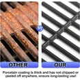 thumbnail image 4 of Grill Grates for Charbroil Advantage 4 Burner 463343015 463344015 463344116, Advantage 2 Coal Parts 463340516 Gas Grill, G467-0002-W1 Cast Iron Cooking Grids for Tru Infrared 463336016, 16 15/16", 4 of 8