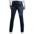 thumbnail image 2 of CULTURA Men's Saddle Stitch Modern Fit Jeans, Blue Black, 32X32, 2 of 7