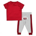 thumbnail image 2 of Infant Colosseum Scarlet/Heather Gray Ohio State Buckeyes Ka-Boot-It Jersey & Pants Set, 2 of 2