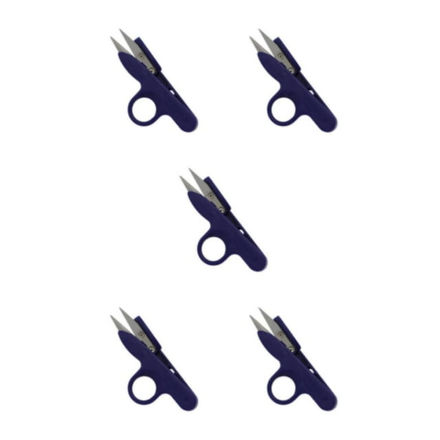 Thinsony Stainless Steel Sewing Scissors With Professional Precision ABS Embroidery Scissors Sewing Cutter Yarn Scissors dark blue 5Set