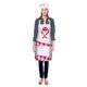 thumbnail image 1 of Conjunto de delantales para adultos, disfraz de chef de Dress Up America, 1 of 5