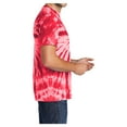 thumbnail image 3 of Yellow Rooster Men's Short Sleeve Tie-Dye Male Cotton T-Shirts Red XL, 3 of 6