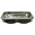 thumbnail image 2 of 11" X 11" STAINLESS STEEL MAGNETIC PARTS TRAY, 2 of 2