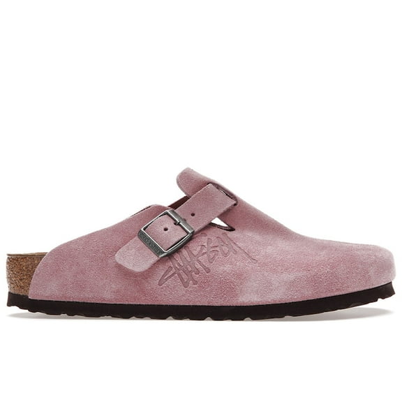 Birkenstock Men's Boston Clog Stussy Dusty Pink (2021) Shoes, from StockX