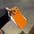 thumbnail image 2 of Allytechgroup iPhone 14 Pro Max Case with Build in Camera Lens Protector, Full Body Protective Slim Fit Shockproof Anto-Fingerprint Non-Slip Bumper Rugged Matte Back Cover for Women Men, Orange, 2 of 7