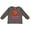 Charcoal, variant on Inktastic Basketball Princess Girls Long Sleeve Toddler T-Shirt