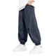 thumbnail image 2 of Pantalones largos para niños, pantalones de paracaidista con tira reflectante, adecuados para deportes de primavera al aire libre, con bolsillos, pantalones deportivos holgados, pantalones de poliéste, 2 of 5