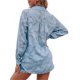 thumbnail image 4 of SAYOO Camisas elegantes para mujer, blusa de gasa con botones de manga larga de jacquard de color puro SAYOO  S M L XL XXL, 4 of 7