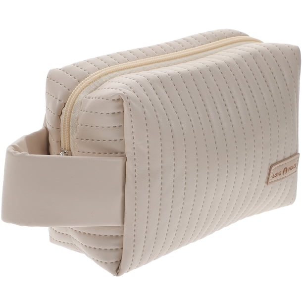 WORGEOUS Bolsa de cosméticos pequeña, bolsa de almacenamiento de maquillaje elegante, bolsa de lápiz labial, bolsa con cremallera