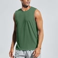 thumbnail image 5 of HCNTES Men's Belief Drop Arm Tank Top Sleeveless Muscle T Shirts Gym Workout Stringers(AG,XL), 5 of 8