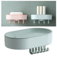 thumbnail image 3 of Caja de Jabón Montada en Pared Organizador de Baño Multis de Secar Baoblaze jabonera autodrenante, 3 of 8