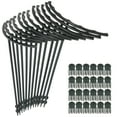 thumbnail image 5 of FRCOLOR 1 Set Plants Support Stakes Half Round Garden Stakes Stackable Plants Support Climbing Plants Cages For Potted Plant Tomatoes Peony, 5 of 8