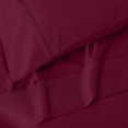 thumbnail image 4 of Superior 1200 Thread Count Egyptian Cotton Solid Pillowcase, King, Burgundy, 4 of 5