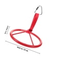 thumbnail image 2 of HEATSHAKING Gym Rings 1Pack Iron Made for Children Climbing Training Arm Strength Improvement Ninja Wheel Design, 2 of 6
