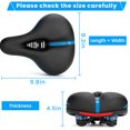 CDYWD Bike Seat for Men & Women Comfort Wide, Extra Soft Memory Foam