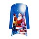 thumbnail image 5 of Pntutb Moda Mujer Cuello Redondo Manga Larga Estampado Casual Camiseta Blusa Pntutb Pntutb-1915, 5 of 5