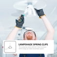 thumbnail image 3 of 20pcs 3-forks Lampshade Spring Clips Lampshade Support Clips Lamp Accessories, 3 of 8
