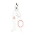 thumbnail image 1 of Cortauñas para Mascotas con Luz LED, Rosa – Ideal para Perros y Gatos, Diseño Ergonómico y Portátil, Acero Inoxidable, Incluye Pilas, Perfecto para Uso en Casa o Viaje., 1 of 6