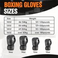 thumbnail image 4 of fastboy Black Reliable Protection Boxing Gloves Training Sessions Wear Resistant And Durable 16oz-Black, 4 of 6