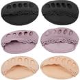 thumbnail image 4 of 3 Paires de Chaussettes Séparatrices d'Orteils pour Femmes Chaussettes Respirantes Séparateurs d'Orteils, 4 of 8
