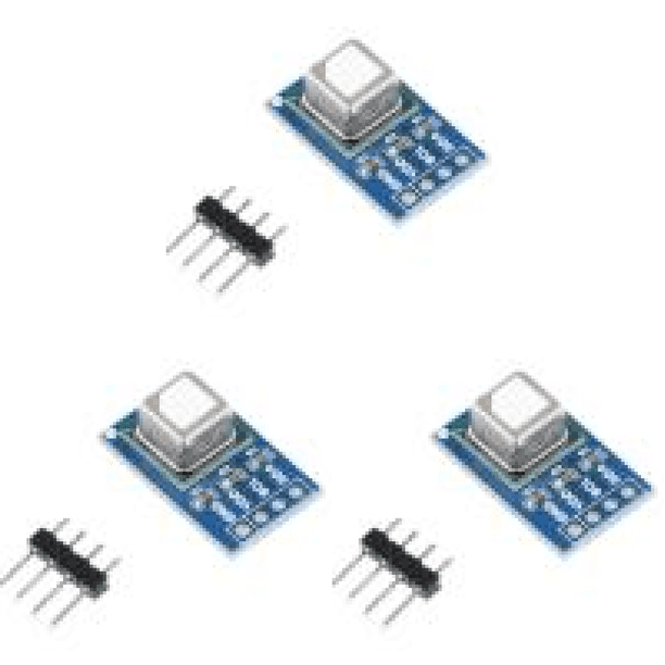 1 Sensor de Temperatura Humedad 2 en Gas CO Gas Ozono para Arduino (SCD41)