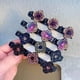 thumbnail image 5 of Pinzas para el cabello trenzadas con piedras de cristal brillantes, pasador para el cabello con triple pinza, pinzas para el cabello para cambiar rápidamente el estilo, pinzas para el cabello trenzada, 5 of 8