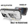 thumbnail image 4 of CaseBorne ArmadilloTek V Case for [iPhone 13] with Built-in Screen Protector & Kickstand Full-Body Multi-Layer Rugged - White, 4 of 4
