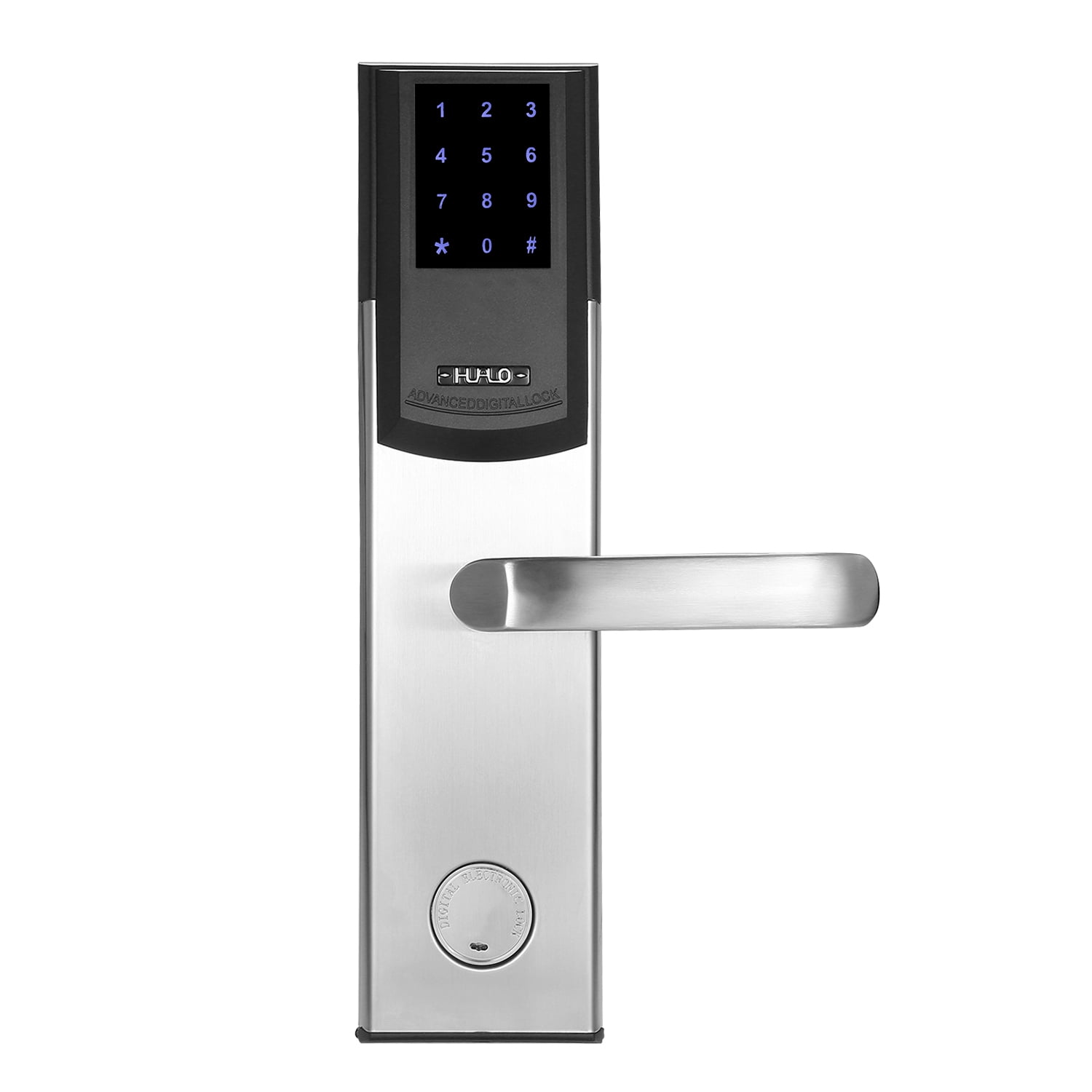 Smart Door Lock Three Unlocking Ways 384 M1 Rf Cards 10 Groups