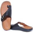 thumbnail image 4 of Strive Java Women's Leather Sandal With Toe Loop In Navy Size 10.5/11, 4 of 6