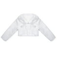 thumbnail image 5 of Kaerm Girls Faux Fur Long Sleeve Winter Coat Wedding Bridal Party Dress Jacket White 8-9, 5 of 9