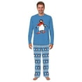 thumbnail image 3 of Penguin Skiing Christmas Pajamas For Family And Dog, Matching Pjs With Extended Size, Size NB - Men 6XL, 3 of 7