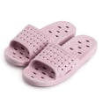 thumbnail image 2 of Spencer Anti-Slip Slides Sandals for Women Men, Bathroom Shower Slippers Quick Drying Shower Shoes Lightweight Clouds House Slippers, Size 6-14, 2 of 11