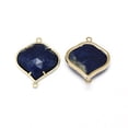 thumbnail image 3 of Natural Gemstone Links connectors with Golden Tone Brass Findings Faceted 26x21.5x5.5mm Hole: 1.5~1.6mm, 3 of 3