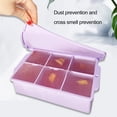 thumbnail image 1 of Paokuoon Ice Cube Mold Easy Demold Ice Tray with Lid 6 Grids High Flexibility Cold Resistant Anti Spill Ice Cube Mold, 1 of 7