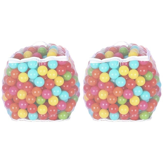 BalanceFrom Balles D\'entraînement Physique 2.3 Pouces avec Sac, Multicolore (2 Pack)
