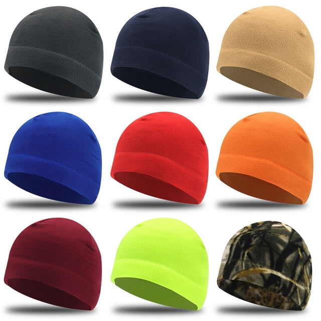 Gorro polar para exteriores para hombre y mujer, para otoño e invierno, resistente al frío, resistente al viento, cálido, para montañismo, equitación, esquí y running