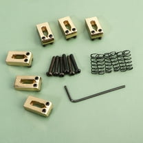 Soimiss 6Pcs Electric Guitar Accessories Metal Golden for Guitar Maintenance