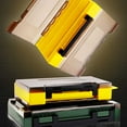 thumbnail image 3 of Yuarrent Caja de pesca, caja de almacenamiento para cebo, accesorios para señuelos, compartimentos dobles, equipo de herramientas, suministro Pescar Verde Grande, 3 of 6