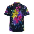 thumbnail image 3 of High Quality Hawaiian Shirts for Men Short Sleeve Aloha Beach Shirt Floral Summer Casual Button Down Shirts Blouses EC2FQS, 3 of 7