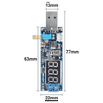 thumbnail image 3 of 6 Pcs Convertisseur USB Buck Boost 3.5V-12V à 1.2V-24V Module d'Alimentation DC-DC Régulateur de Tension, 3 of 5