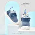 thumbnail image 4 of huajiao Toddler Squeaky Sneakers Flat Non Slip Strap First Walking Sport Shoes Baby Boys Girls Outdoor 10c Shoes for Boys, 4 of 7