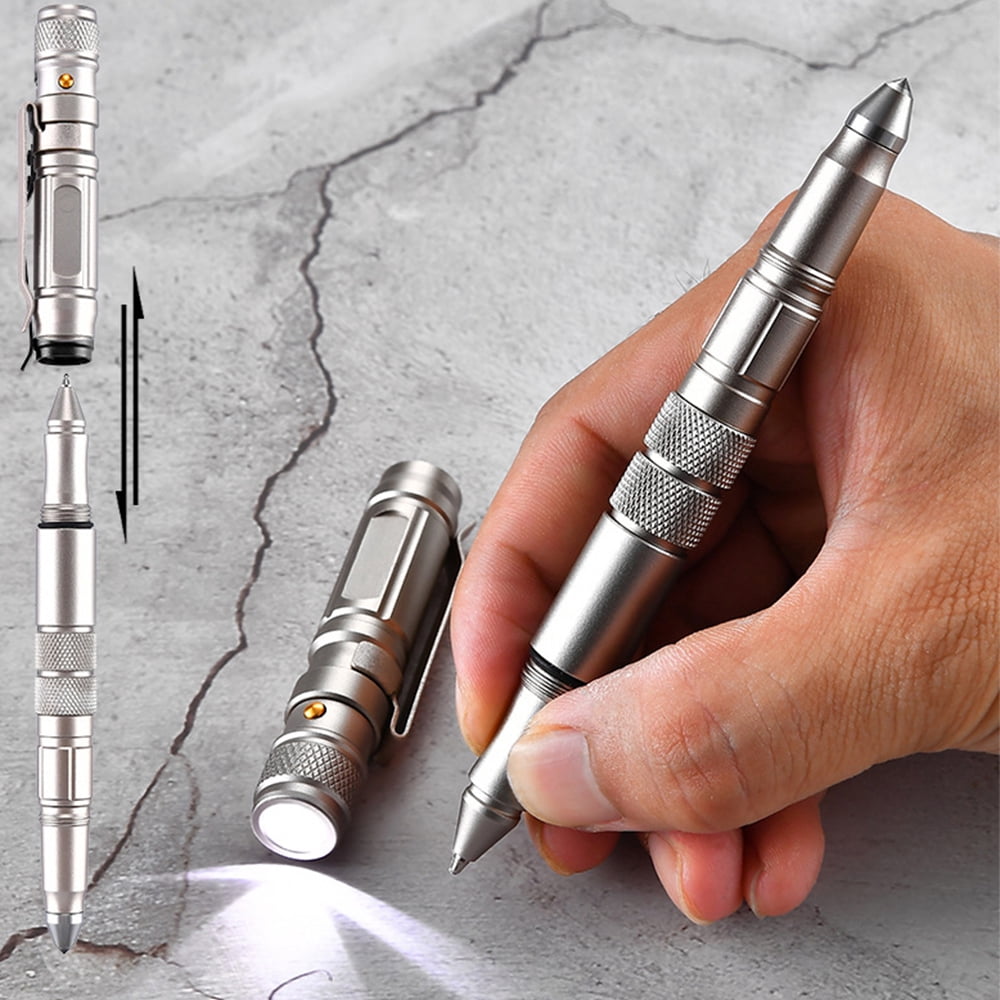 Gifts for Men, Tactical Pen with LED, Men's Gifts for Dad/Grandpa, Gadgets for Men/Teenagers, Father's Day Gift, Easter Gifts, Men's Gifts Christmas