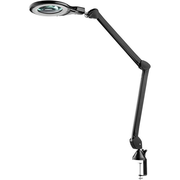 Tensor 20189-003 Natural Daylight LED Magnify Clip Light Matte Black