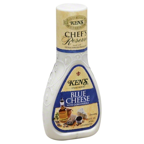 Ken's Steak House Chef's Reserve Blue Cheese with Dressing, 9 fl oz