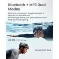 thumbnail image 3 of Auriculares Bluetooth SHOKZ OpenSwim Pro Reproductor MP3 de 32 GB, color rojo, 3 of 9