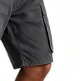 thumbnail image 5 of Sheghy Cargo Shorts for Men 100%Cotton Men Solid Faddish Summer Casual Multiple Pockets Elastic Waist Sport Outdoors Shorts Pants, 5 of 5