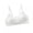White, variant on AJZIOJIRO 10-16Years Big Girls' Sports Bras Cotton Bra Built-Up Stretch Sports Bra